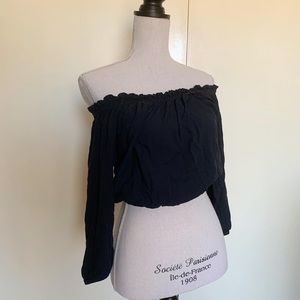 Brandy Melville puffy blouse